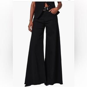 Citizens Of Humanity Amari ultra high waist wide leg black denim